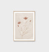 Wildflower Bloom Natural | Framed Print
