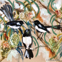 Bird Art By Amanda Brooks | Stone Drink Coaster Collection