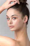 Petite Cross Rose Gold Earring